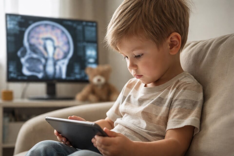 Obrazovky mohou brzdit vývoj dětského mozku
